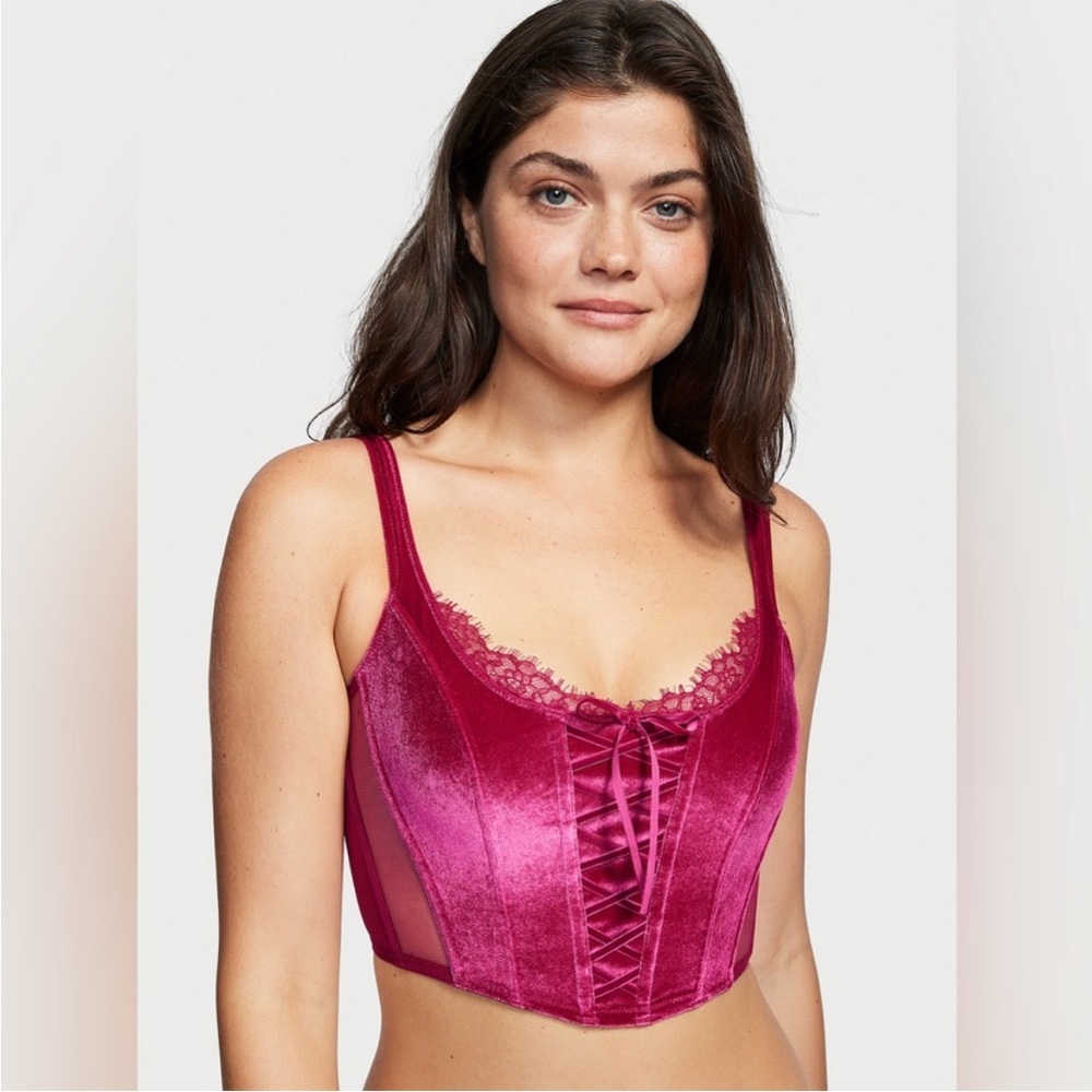 Victoria’s Secret Velvet Corset Bustier